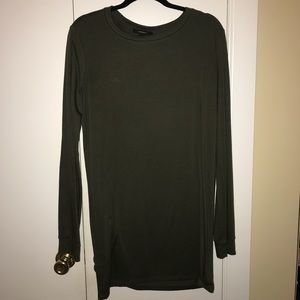 Forever 21 moss green crew neck/dress